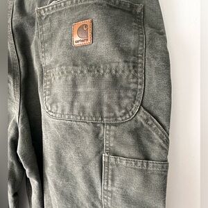 Carhartt Men's Olive Cargo Pants